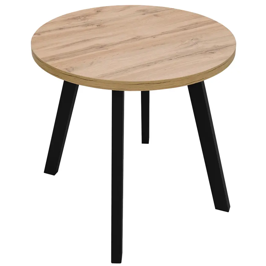 Stôl St-82 80+50cm Wotan/Čierna
