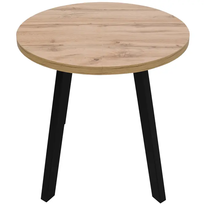 Stôl St-82 80+50cm Wotan/Čierna,3