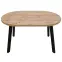 Stôl St-82 80+50cm Wotan/Čierna,4
