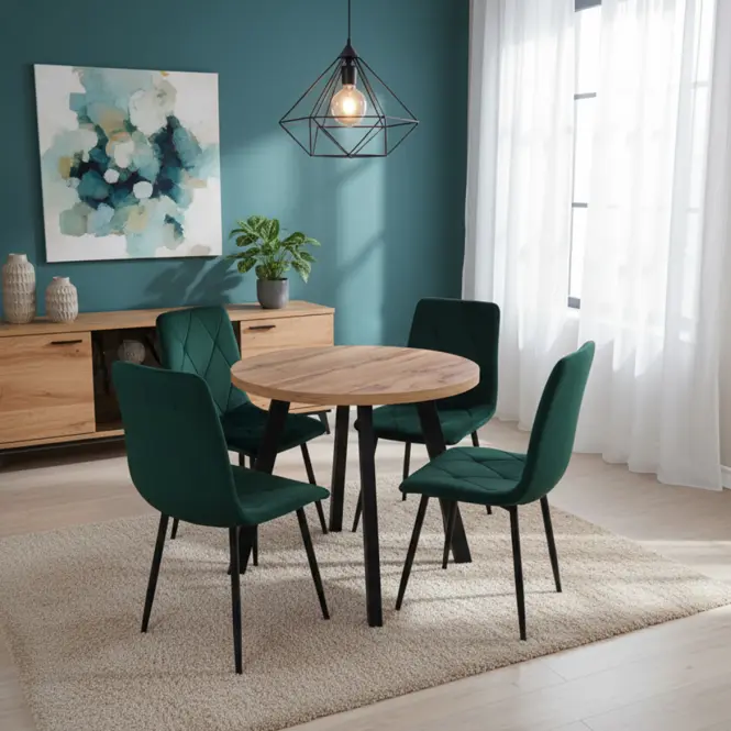 Rozkladací stôl St-82 100+50 Wotan/Čierna,7