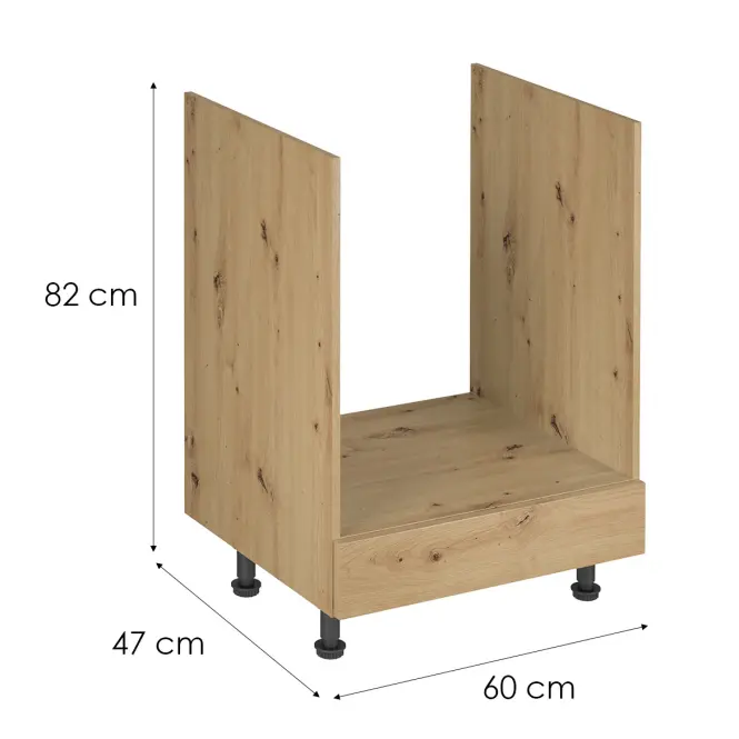 Kuchynská Skrinka Langen D60zk Rukoväť Dub Artisan,2