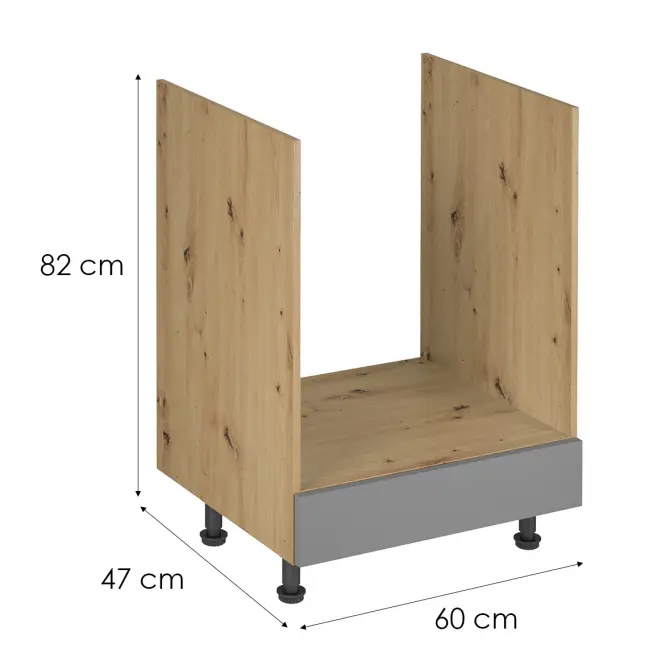 Kuchynská Skrinka Langen D60zk Rukoväť Beige,2