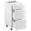 Kuchynská Skrinka Gardena D40s3 White,3