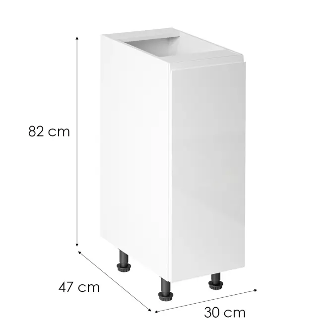 Kuchynská Skrinka Gardena D30 L White,2