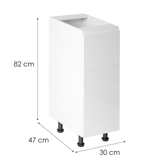 Kuchynská Skrinka Gardena D30 L White,2