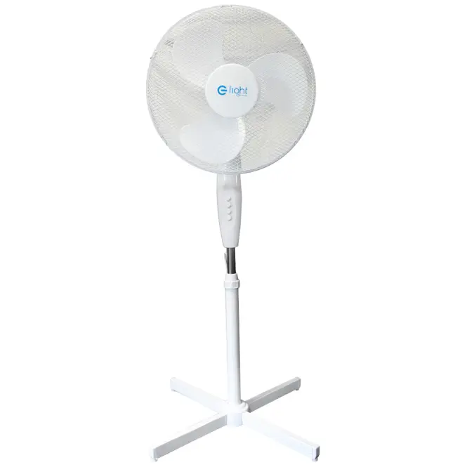 Ventilátor podlahový biely 16”