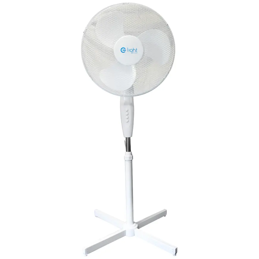 Ventilátor podlahový biely 16”