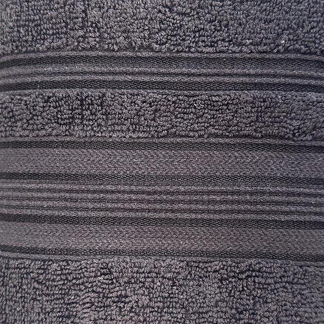 Viskózový uterák Fancy 30x50 cm Čierna,2