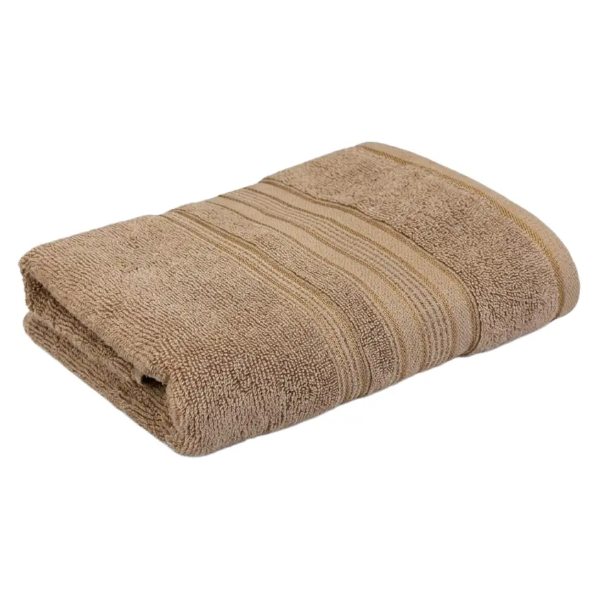 Viskózový ozdobný uterák 50x100 cm M-32 Svetlohnedá