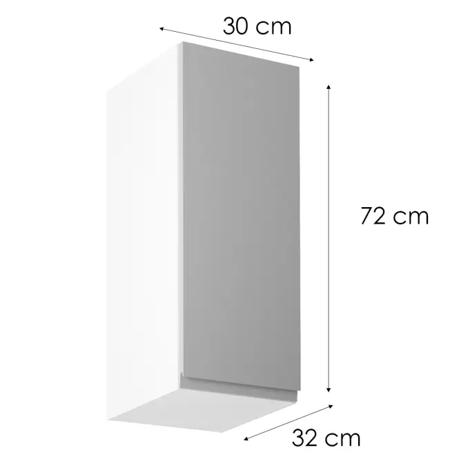 Kuchynská Skrinka Gardena G30 L Grey,2