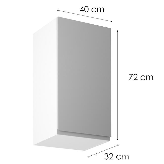 Kuchynská Skrinka Gardena G40 L Grey
