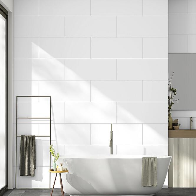 Obkladovy panel SPC 68091 Uni White 39,2x118cm 3mm,6