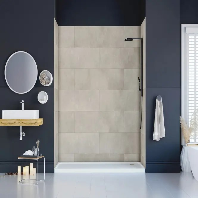 Obkladovy panel SPC 68092 Concrete Light Grey 39,2x118cm 3mm,5