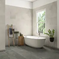 Obkladovy panel SPC 68092 Concrete Light Grey 39,2x118cm 3mm