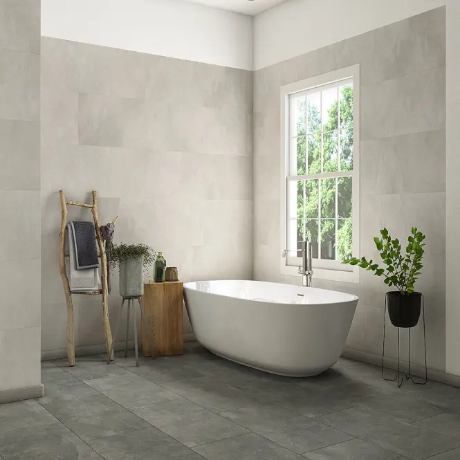 Obkladovy panel SPC 68092 Concrete Light Grey 39,2x118cm 3mm