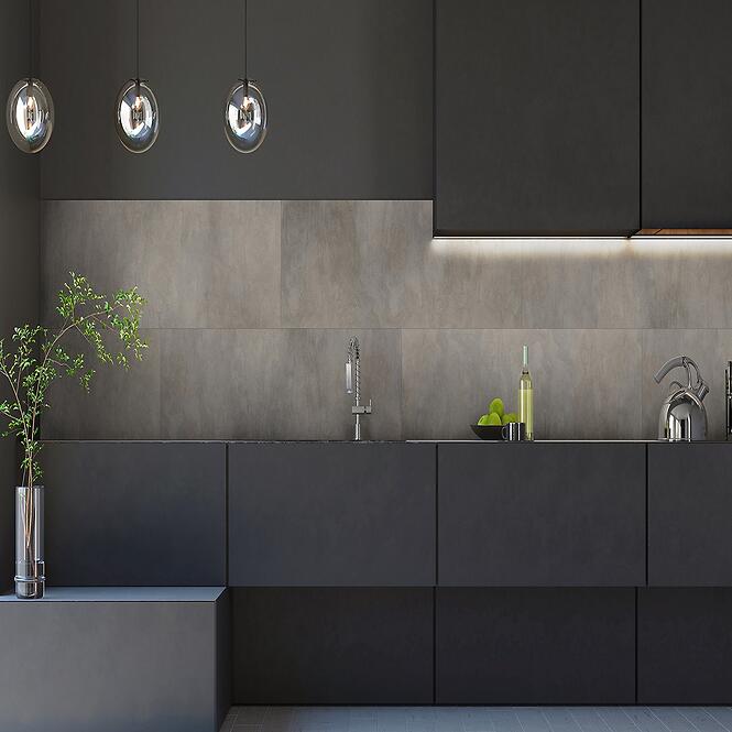 Obkladovy panel SPC 68093 Concrete Dark Grey 39,2x118cm 3mm,3