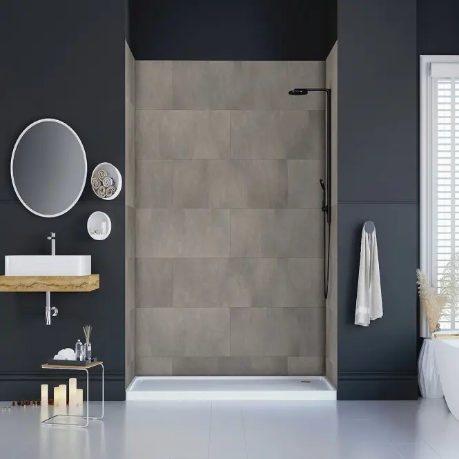 Obkladovy panel SPC 68093 Concrete Dark Grey 39,2x118cm 3mm,4