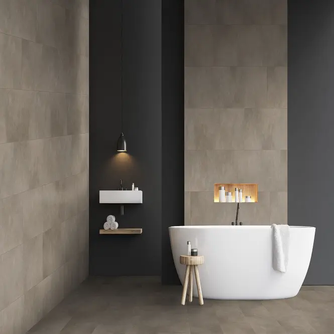 Obkladovy panel SPC 68093 Concrete Dark Grey 39,2x118cm 3mm,5