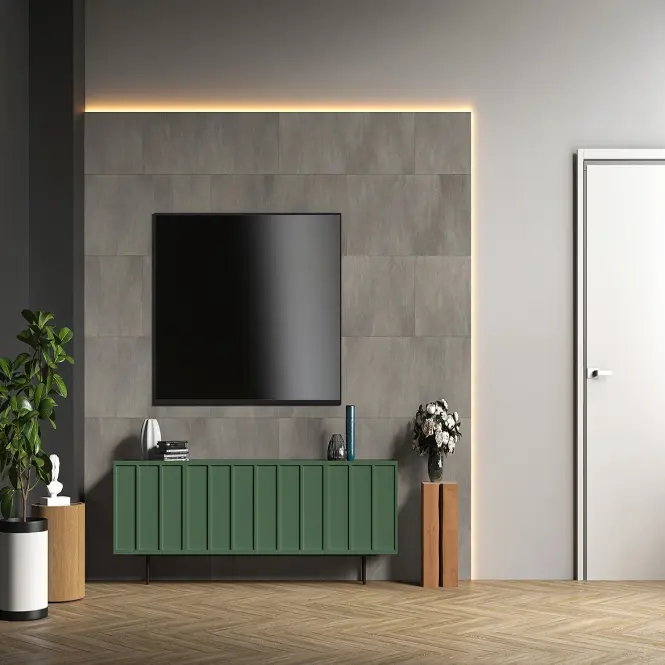 Obkladovy panel SPC 68093 Concrete Dark Grey 39,2x118cm 3mm,2