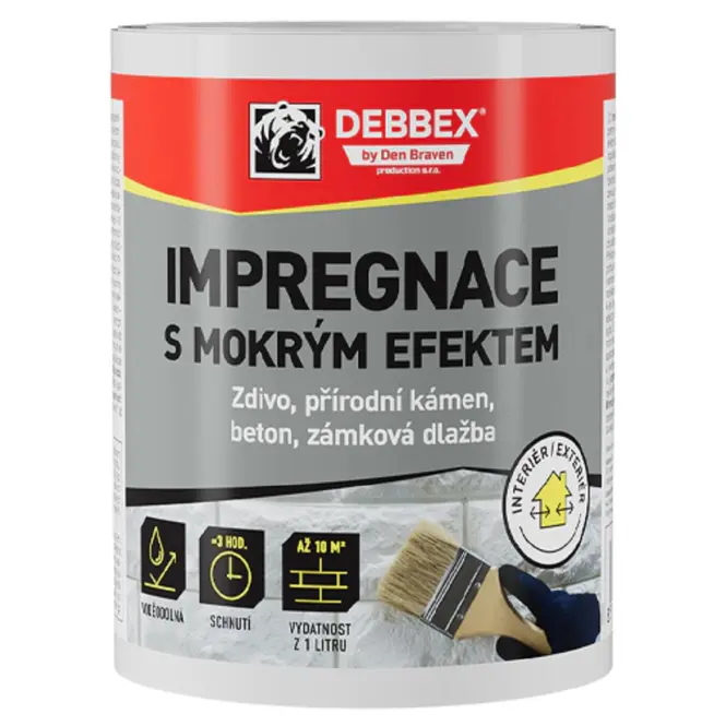 Debbex impregnácia na murivo s mokrým efektom 1 l