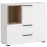 Komoda Marlow MRLK02 1D2S biela alpská/dub honey castello