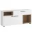 Komoda Marlow MRLK04 2D1S biela alpská/dub honey castello