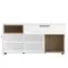 Komoda Marlow MRLK04 2D1S biela alpská/dub honey castello,3
