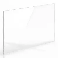 Doska polystyrén syntetické sklo Transparentné hladké transparentné 50x25/2 mm 1 ks.