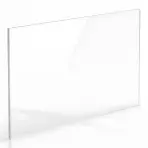 Doska polystyrén syntetické sklo Transparentné hladké transparentné 50x25/4 mm 1 ks.