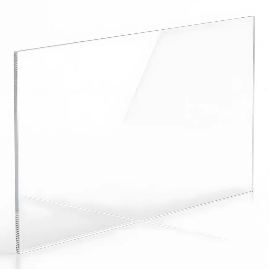 Doska polystyrén syntetické sklo Transparentné hladké transparentné 100x50/4 mm 1 ks.