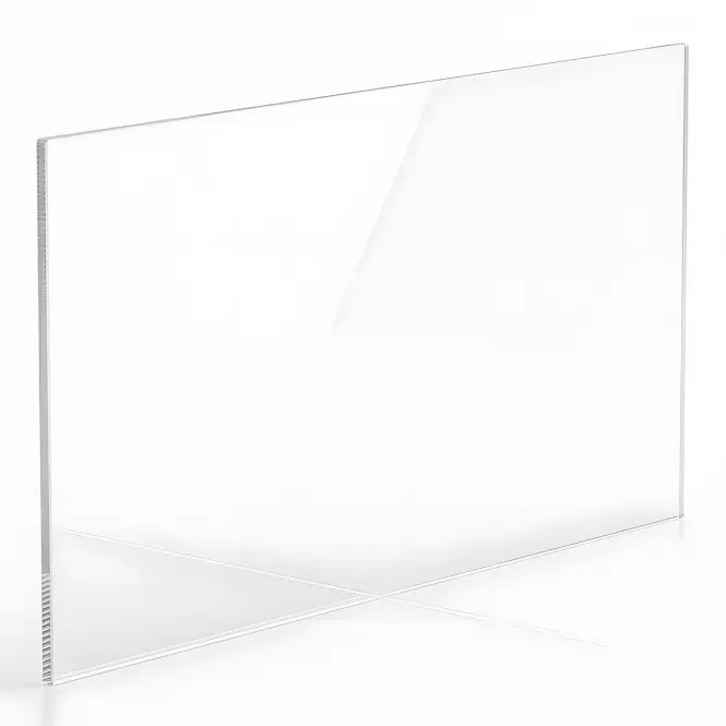 Doska polystyrén syntetické sklo Transparentné hladké transparentné 150x50/4 mm 1 ks.
