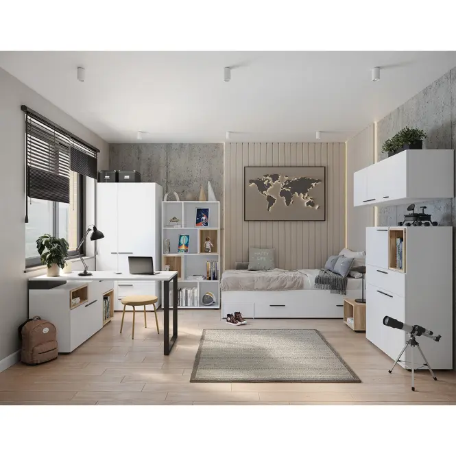 Závesná skrinka Marlowe MRLS01 3D biela alpská,5