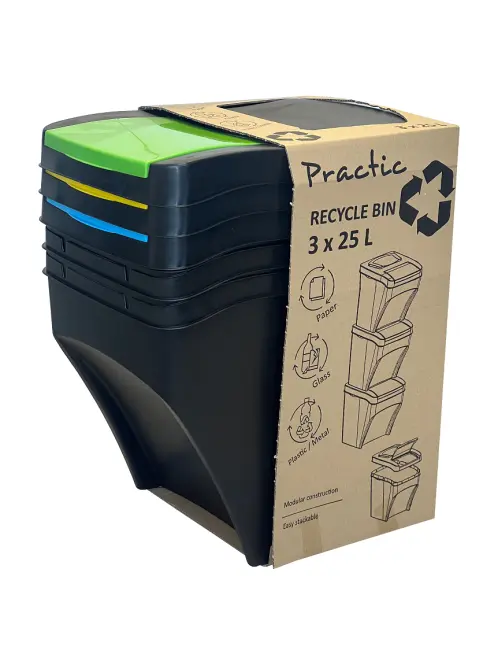 Kontajnery na recykláciu 3X25LT – 39X29X99H RB00003,2