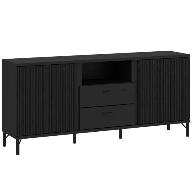 TV stolík Lusaka LUSF01 U201/U201 2D2S grafit,4
