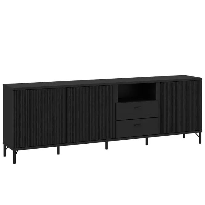 TV stolík Lusaka LUSF02 U201/U201 3D2S grafit