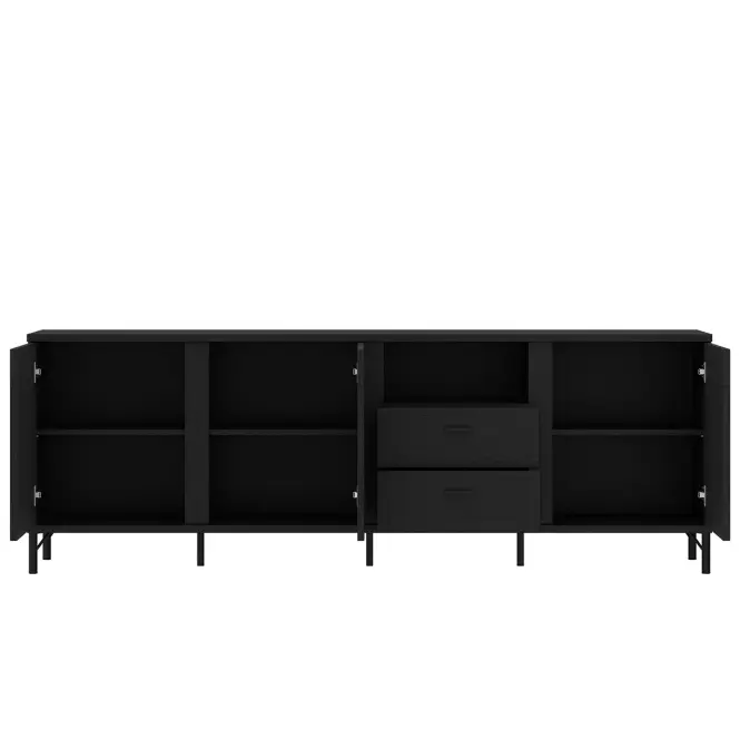 TV stolík Lusaka LUSF02 U201/U201 3D2S grafit,4