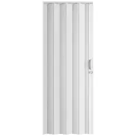 Zhrňovacie dvere PVC Milano Off-White