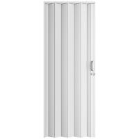 Zhrňovacie dvere PVC Milano Off-White