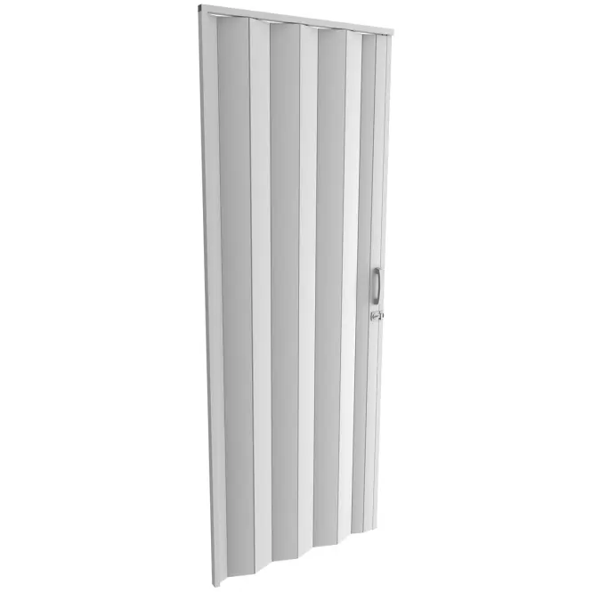 Zhrňovacie dvere PVC Milano Off-White,2