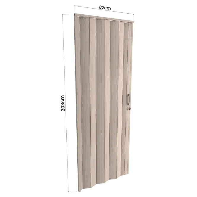 Zhrňovacie dvere PVC Milano Roble Glacial,3