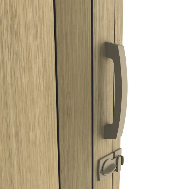 Zhrňovacie dvere PVC Milano Roble Sonoma,4