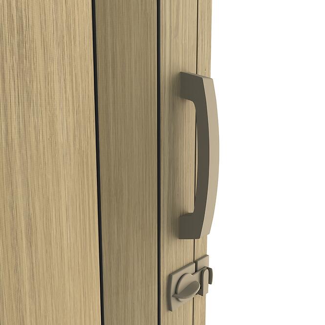 Zhrňovacie dvere PVC Milano Roble Sonoma,4
