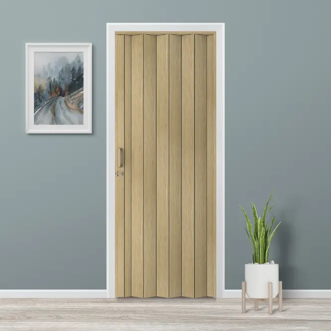 Zhrňovacie dvere PVC Milano Roble Sonoma,5