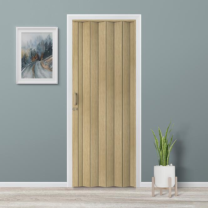 Zhrňovacie dvere PVC Milano Roble Sonoma,5