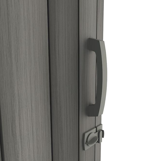 Zhrňovacie dvere PVC Milano Roble Carbonio,4