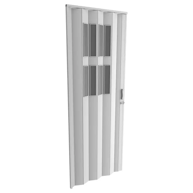 Zhrňovacie dvere PVC Modena Off-White,2
