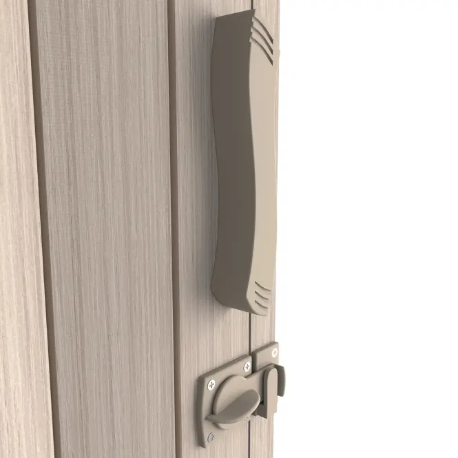 Zhrňovacie dvere PVC Modena Roble Glacial,4