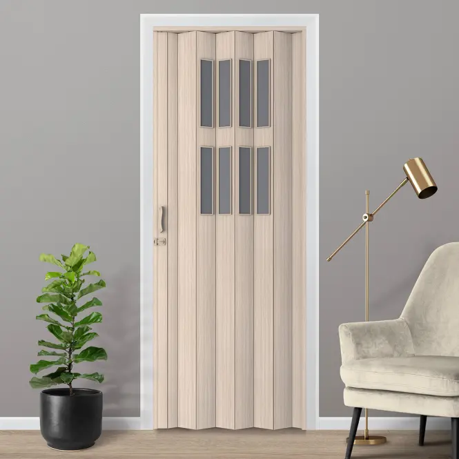 Zhrňovacie dvere PVC Modena Roble Glacial,5
