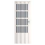 Zhrňovacie dvere PVC Lugano Off-White