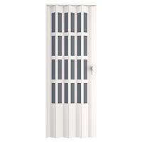 Zhrňovacie dvere PVC Lugano Off-White